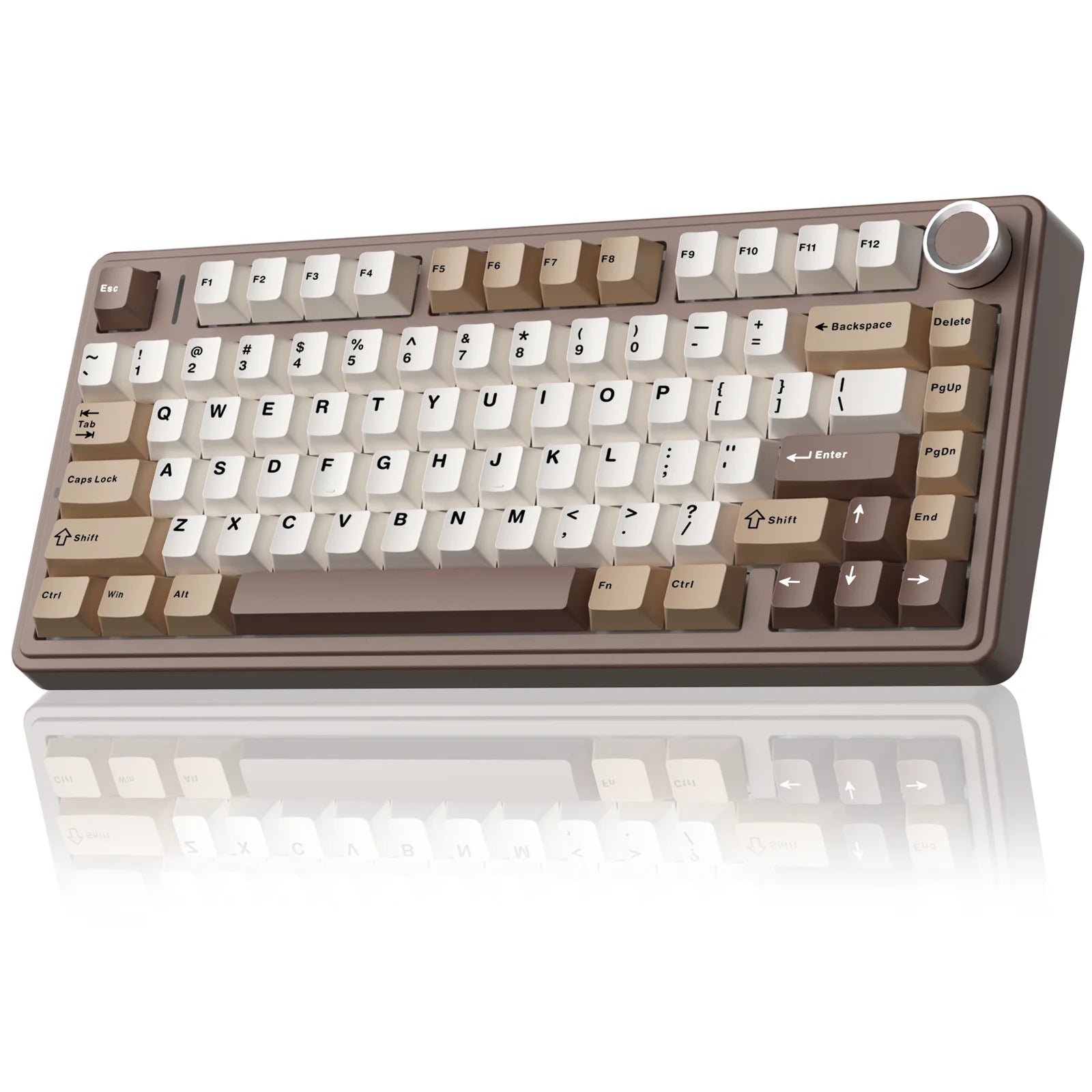 Teclado Mecânico sem Fio AULA F75, Layout 75%, Bluetooth, 2,4Ghz - Para PC e laptop