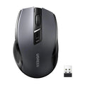 Mouse sem Fio UGREEN, 2.4G, 4000DPI, Ergonômico, Silencioso e com 6 botões - Para MacBook, Tablet, Laptops, Computador