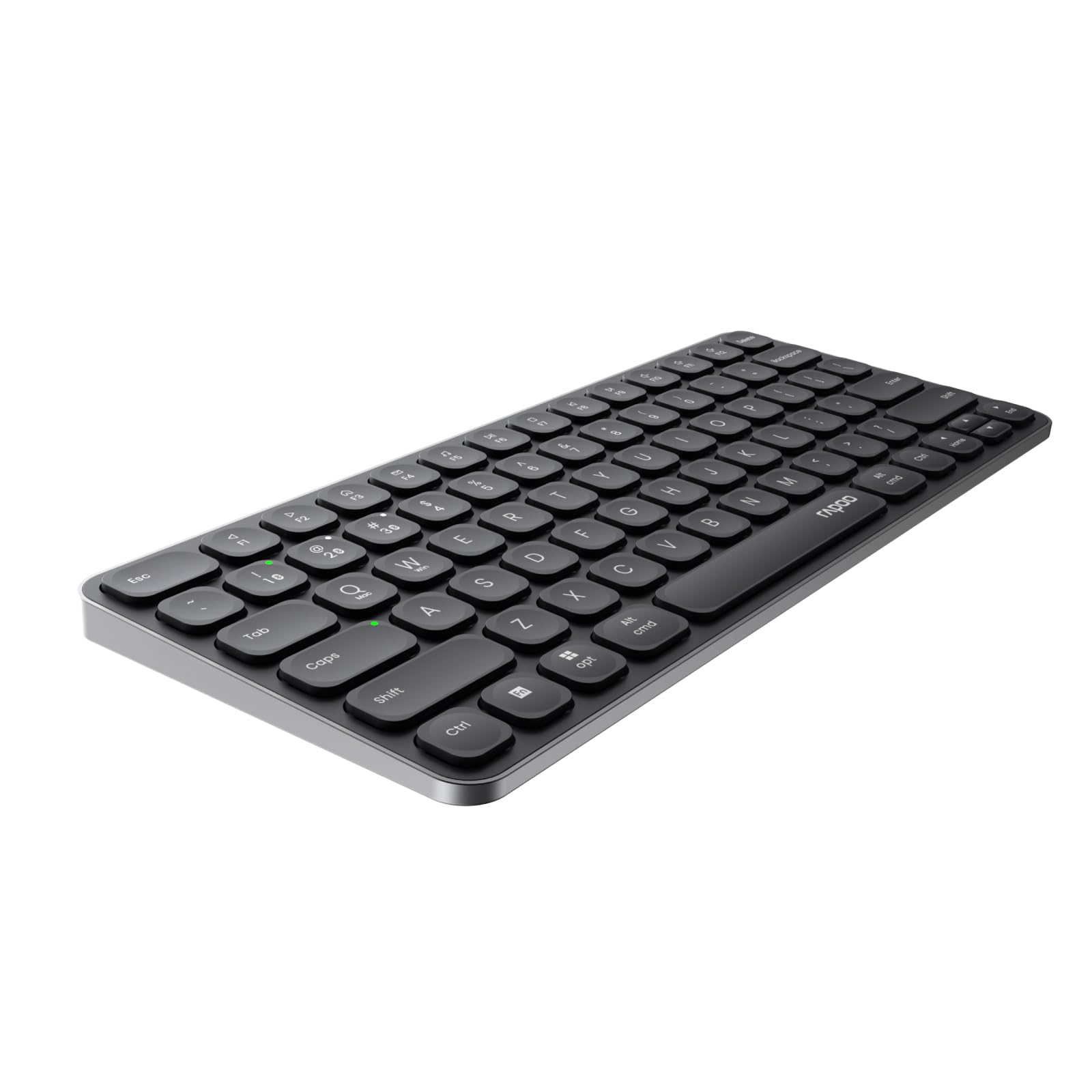 Teclado sem Fio Rapoo E9050L, Bluetooth, ABNT2, Multi-Dispositivos, Preto