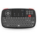 Teclado sem Fio Rii I4 Mini, Bluetooth, Touchpad, 2.4Ghz
