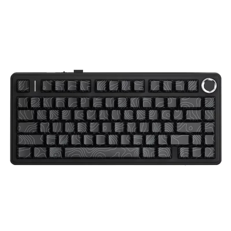 Teclado Mecânico sem Fio AULA F75, Layout 75%, Bluetooth, 2,4Ghz - Para PC e laptop