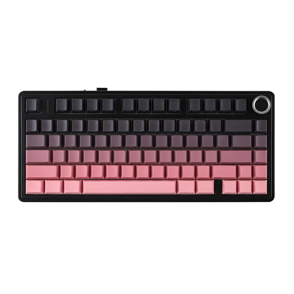 Teclado Mecânico sem Fio AULA F75, Layout 75%, Bluetooth, 2,4Ghz - Para PC e laptop