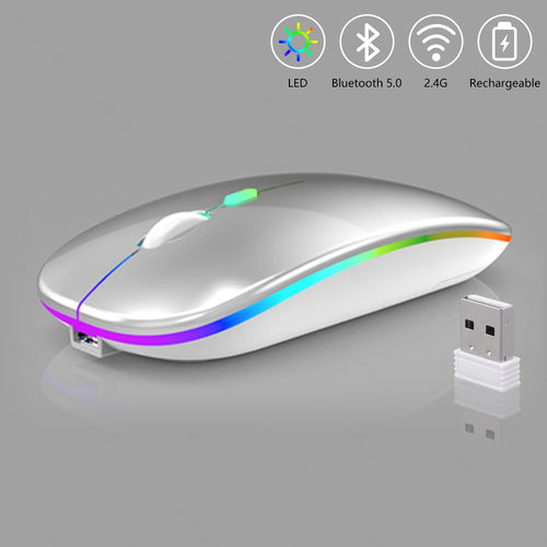Mouse Sem Fio Bettdow, 2400DPI, 2,4GHz, Bluetooth