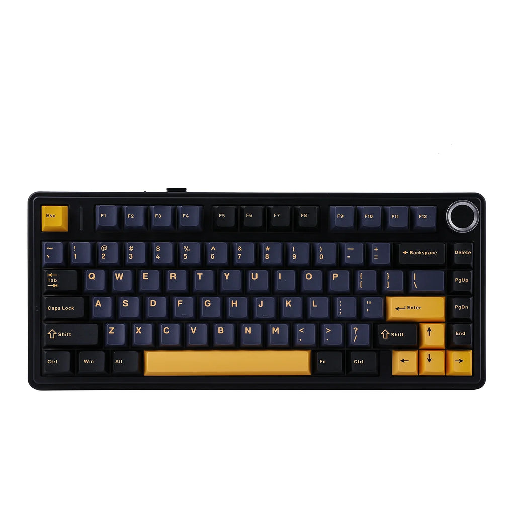Teclado Mecânico sem Fio AULA F75, Layout 75%, Bluetooth, 2,4Ghz - Para PC e laptop